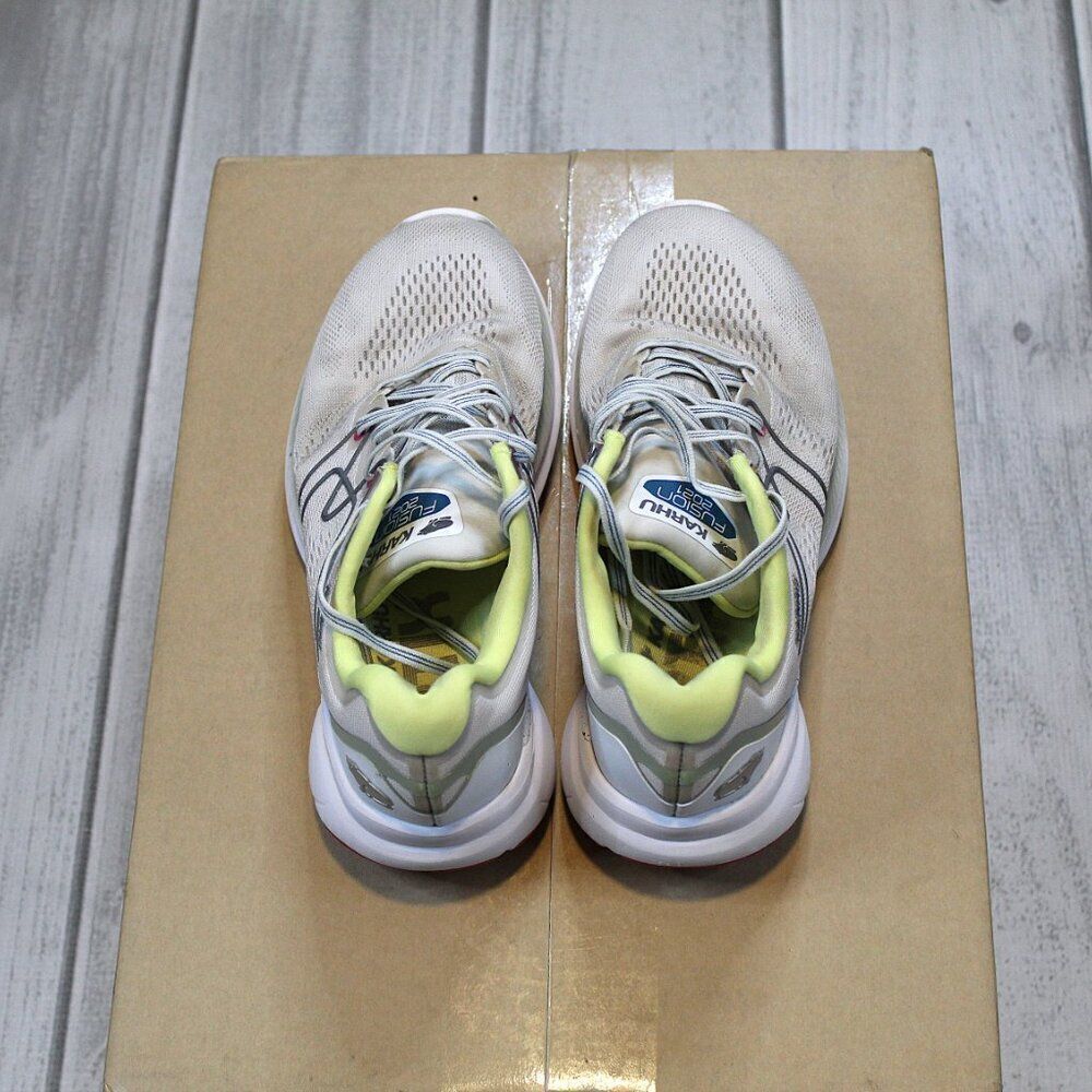 Karhu Women's Fusion Ortix 2021 Athletic Running Shoes Size 7.5 White/Yellow - Picture 3 of 8